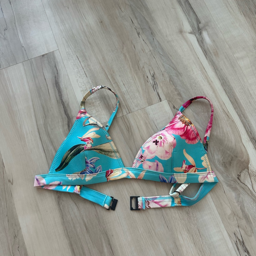 Triangl Floral Bikini Top